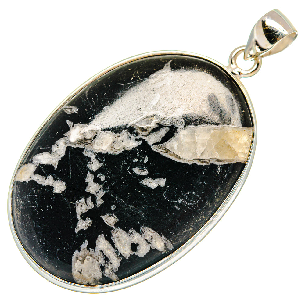 Chrysanthemum Stone Pendants handcrafted by Ana Silver Co - PD22962 - Photo 2
