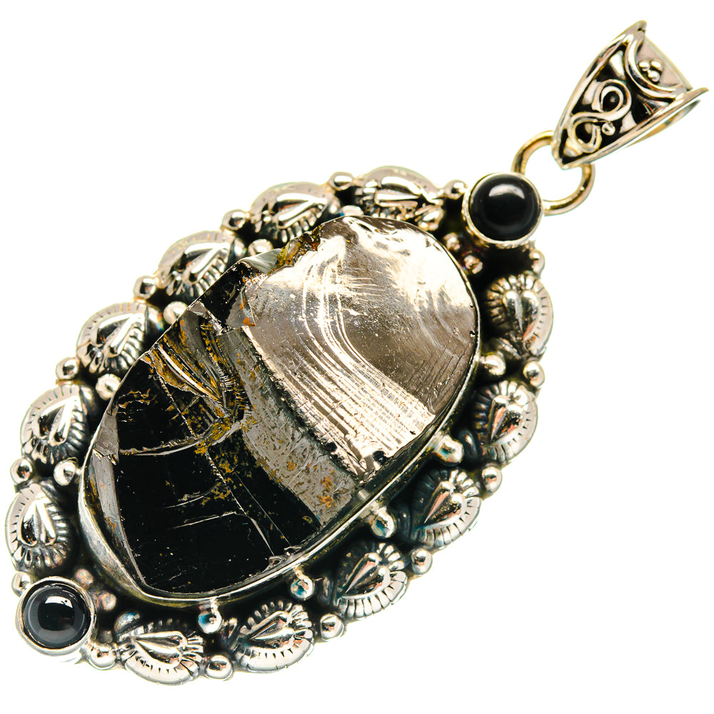 Shungite Pendants handcrafted by Ana Silver Co - PD23111 - Photo 2