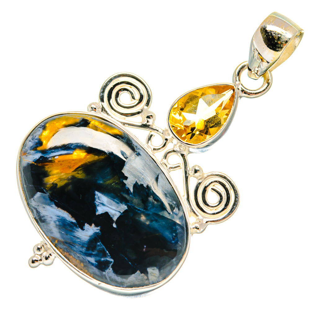 Pietersite Pendants handcrafted by Ana Silver Co - PD23183 - Photo 2