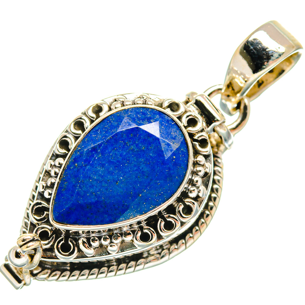Lapis Lazuli Pendants handcrafted by Ana Silver Co - PD23225 - Photo 2