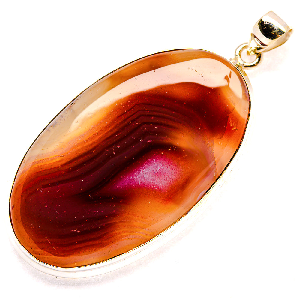 Botswana Agate Pendants handcrafted by Ana Silver Co - PD23239 - Photo 2