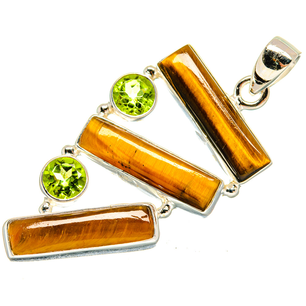 Tiger Eye Pendants handcrafted by Ana Silver Co - PD23290 - Photo 2