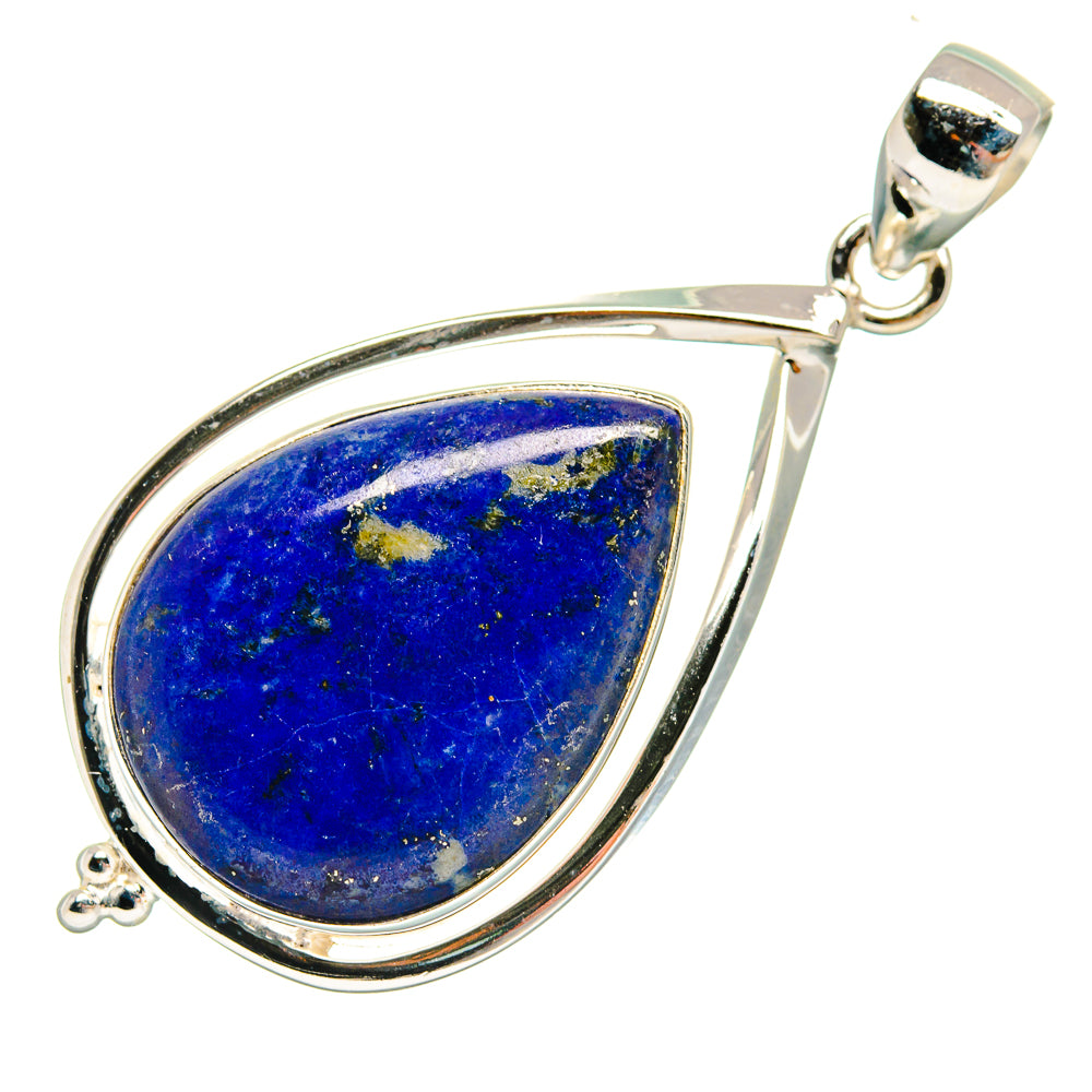 Lapis Lazuli Pendants handcrafted by Ana Silver Co - PD23376 - Photo 2