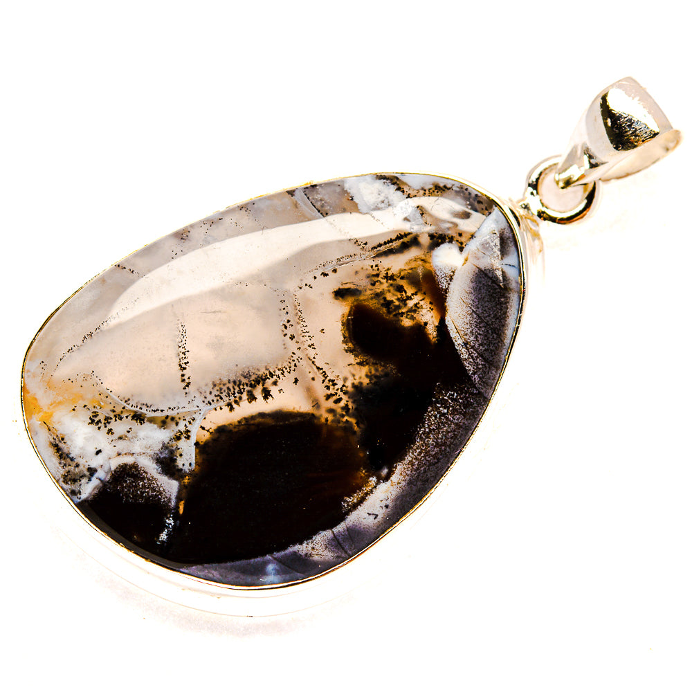 Dendritic Opal Pendants handcrafted by Ana Silver Co - PD23445 - Photo 2