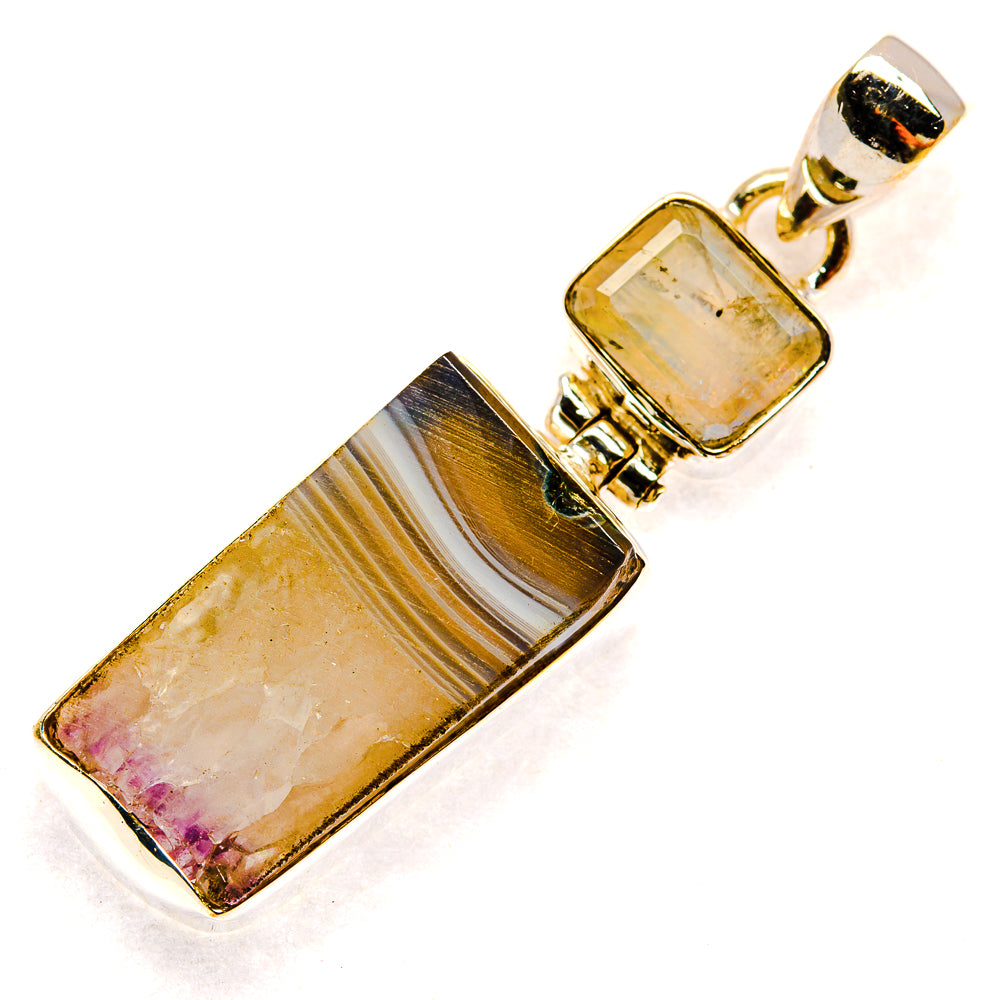 Amethyst Stalactite Pendants handcrafted by Ana Silver Co - PD23467 - Photo 2