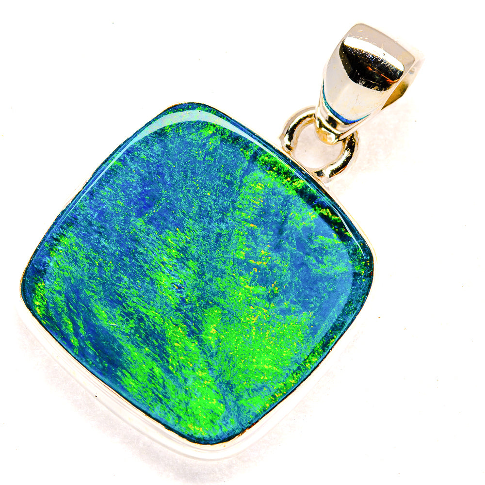 Aura Opal Pendants handcrafted by Ana Silver Co - PD23473 - Photo 2