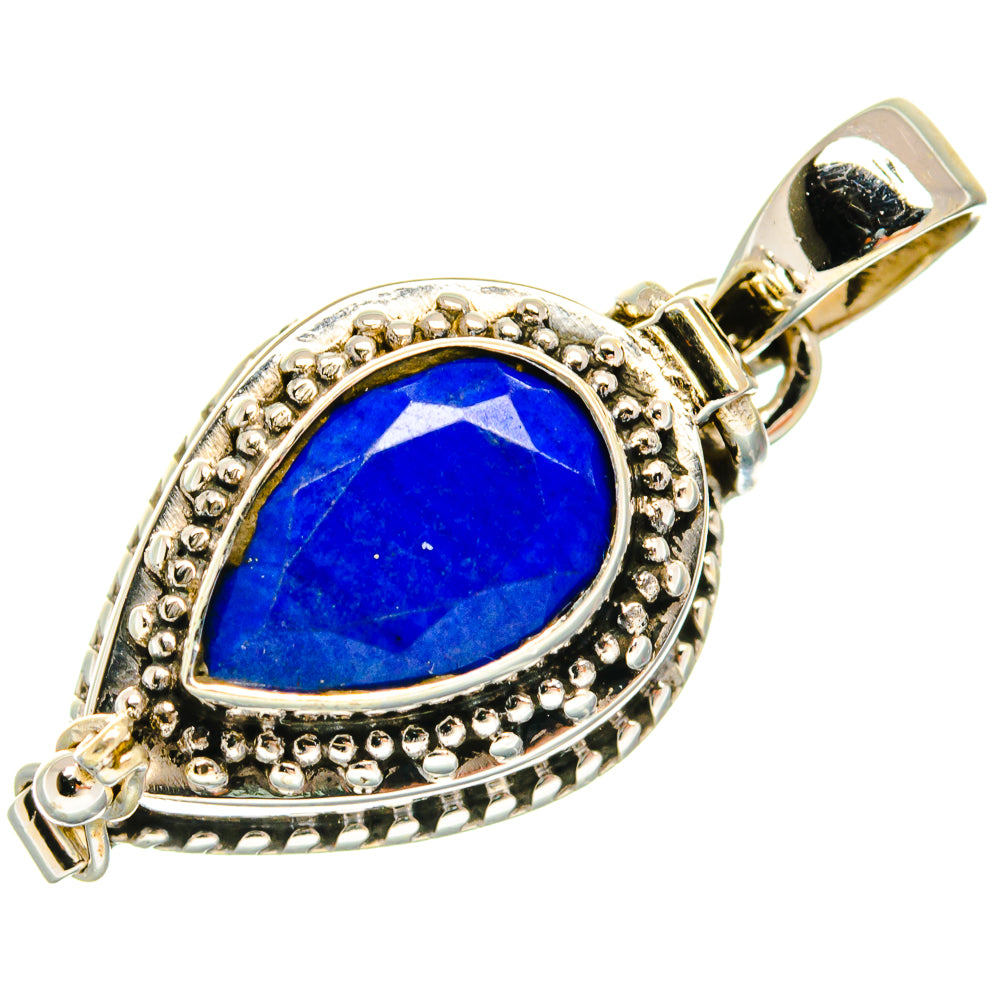 Lapis Lazuli Pendants handcrafted by Ana Silver Co - PD23487 - Photo 2