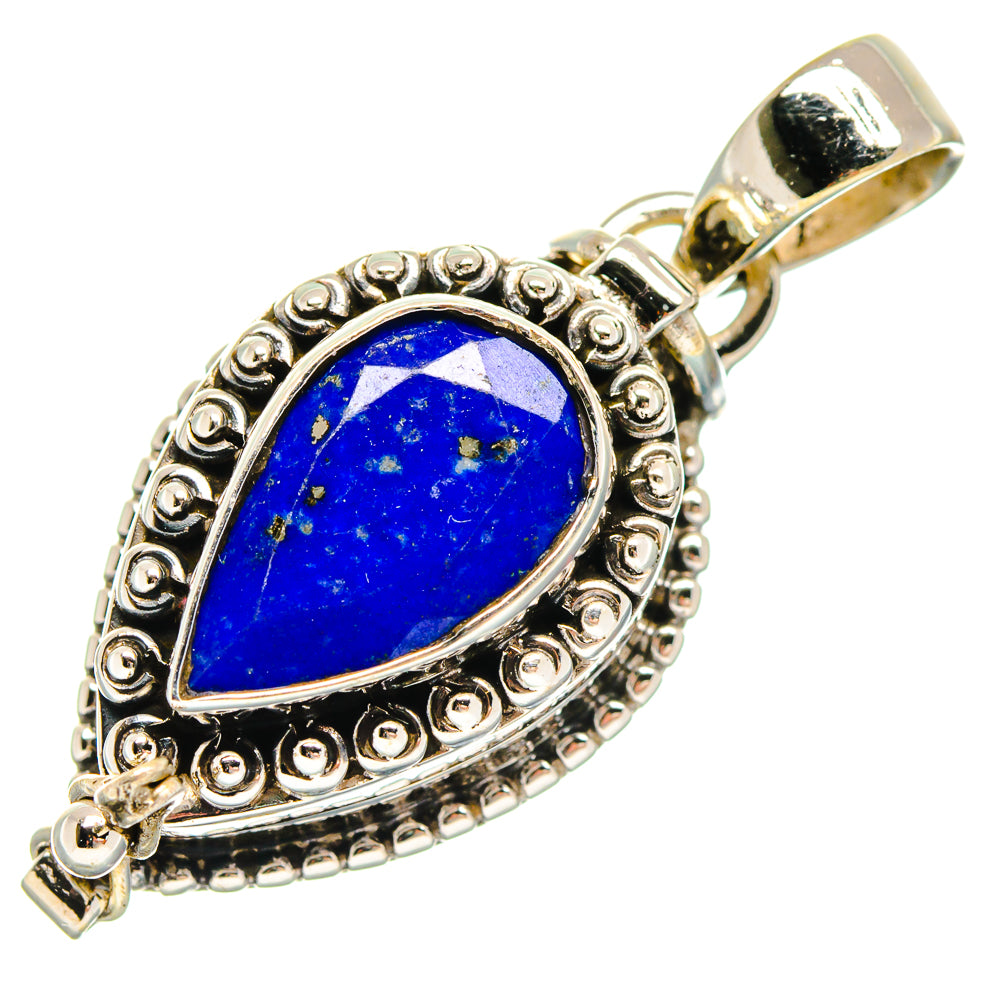 Lapis Lazuli Pendants handcrafted by Ana Silver Co - PD23639 - Photo 2