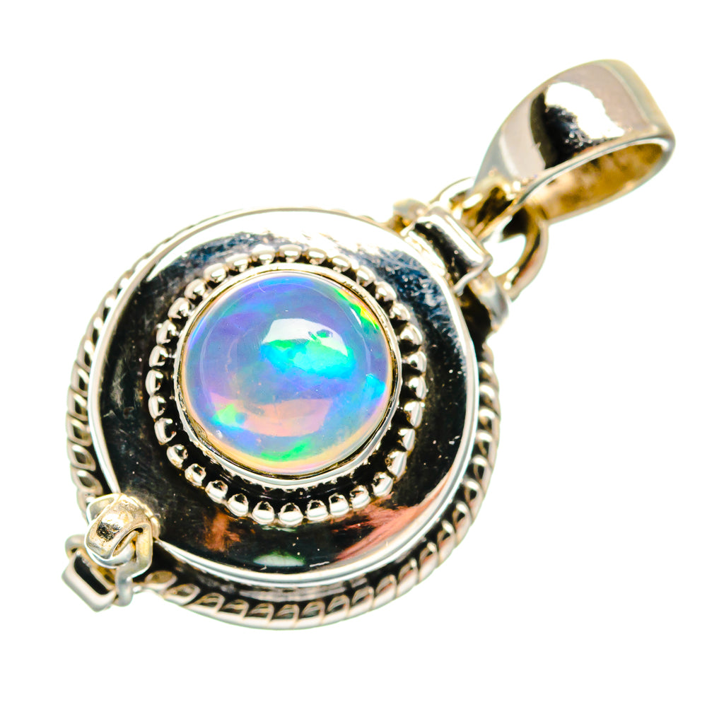 Ethiopian Opal Pendants handcrafted by Ana Silver Co - PD23643 - Photo 2