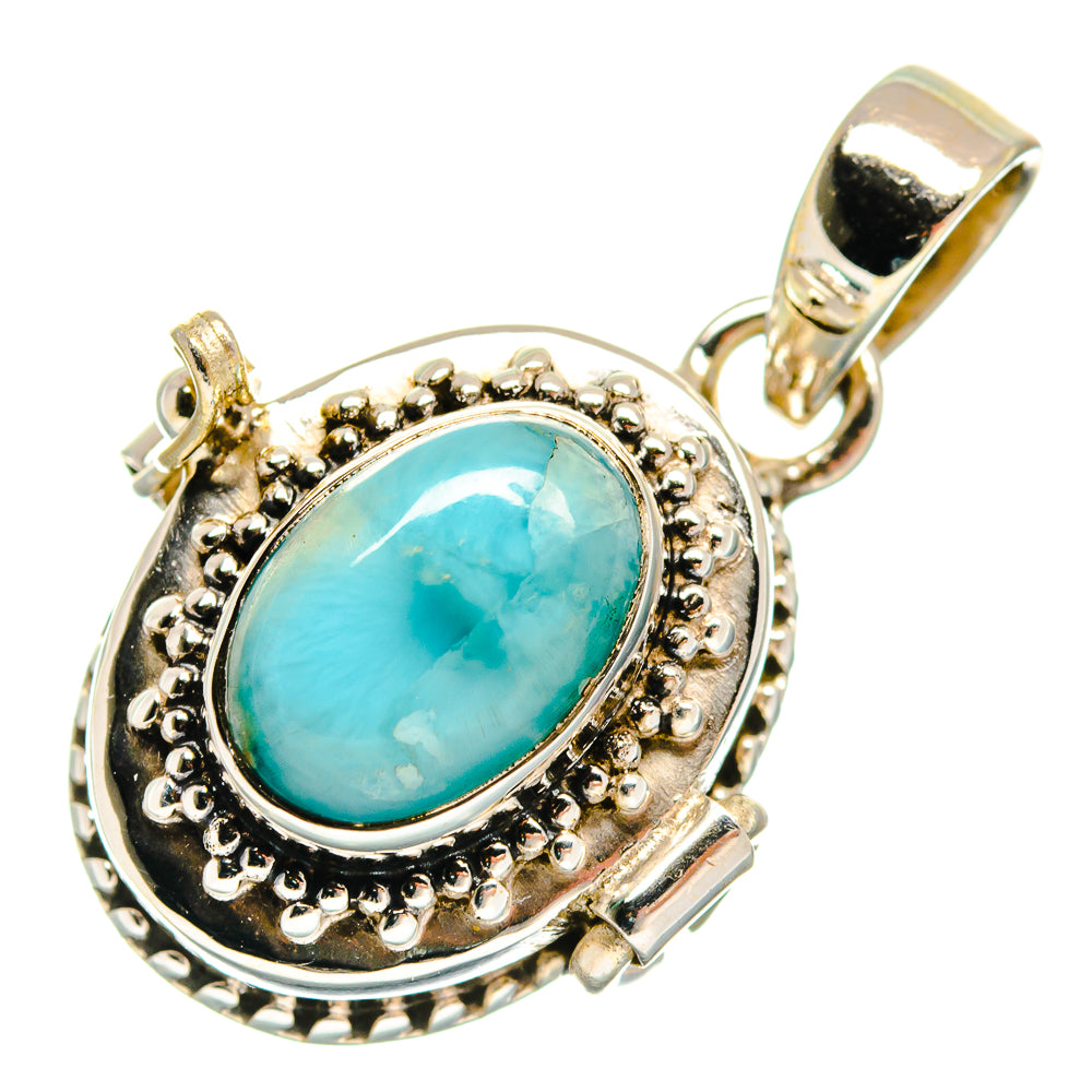 Larimar Pendants handcrafted by Ana Silver Co - PD23644 - Photo 2