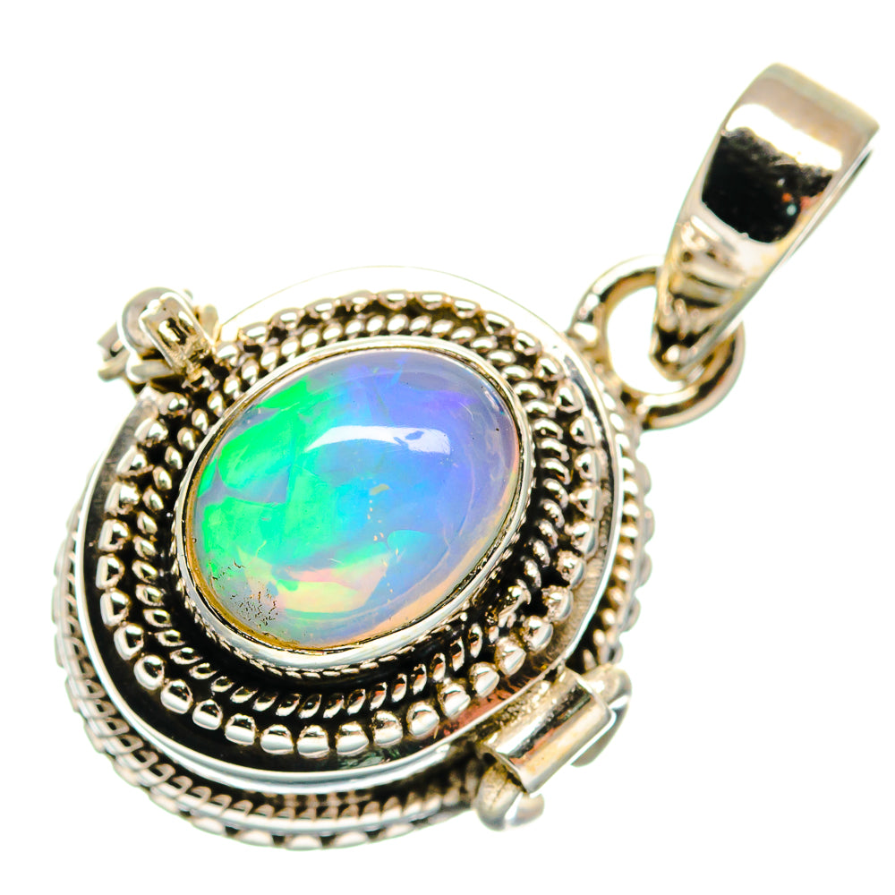 Ethiopian Opal Pendants handcrafted by Ana Silver Co - PD23647 - Photo 2