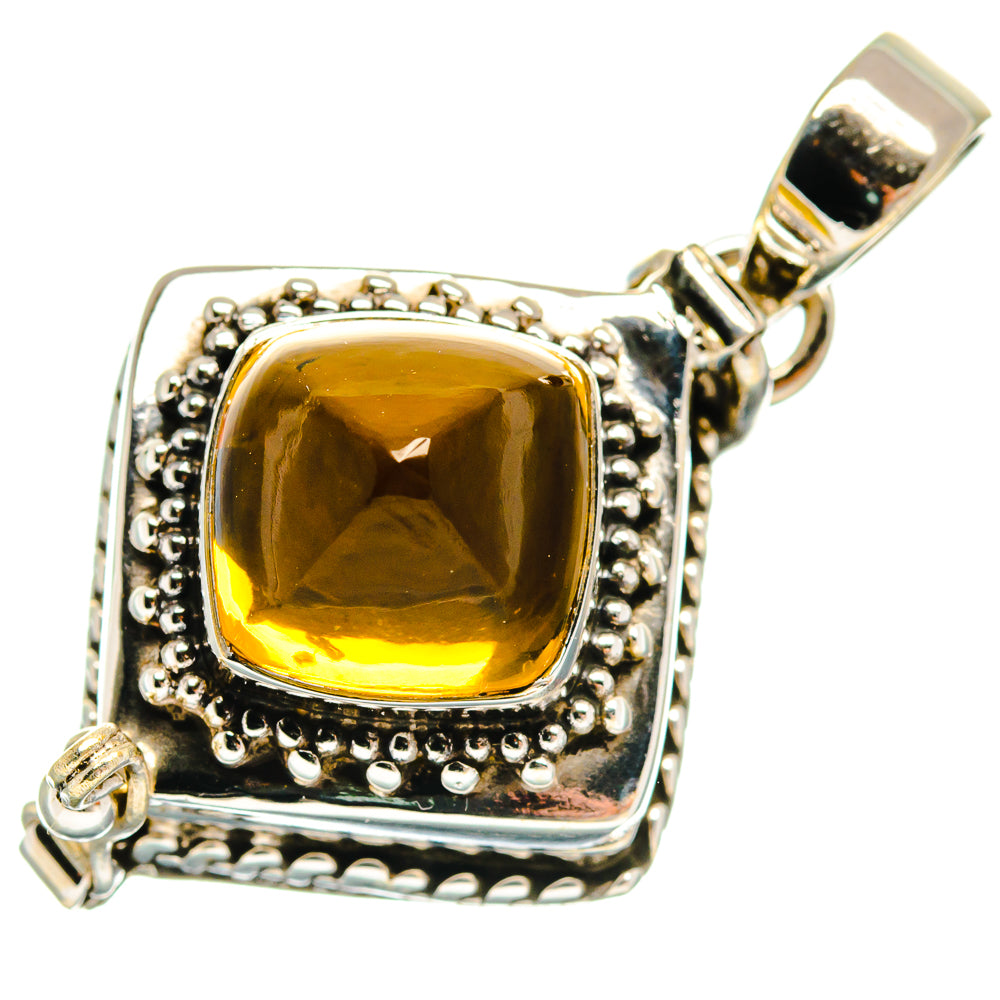 Citrine Pendants handcrafted by Ana Silver Co - PD23648 - Photo 2
