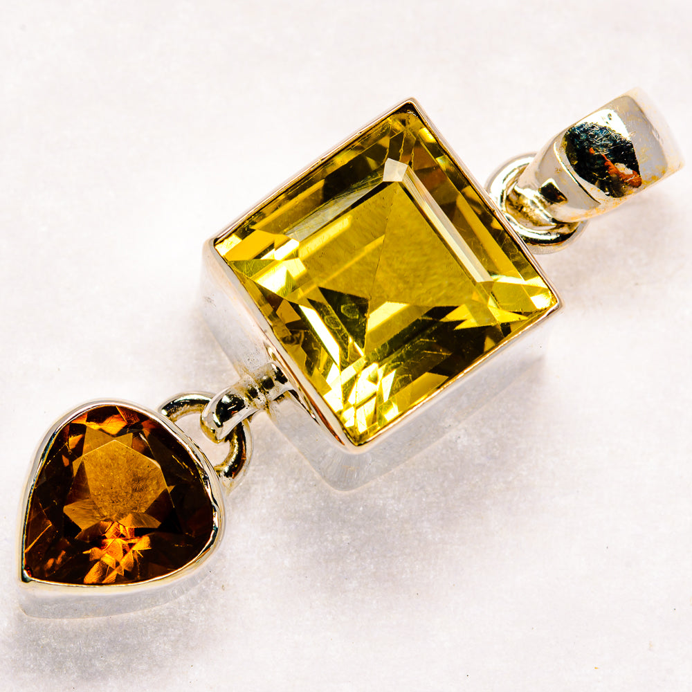 Citrine Pendants handcrafted by Ana Silver Co - PD23681 - Photo 2