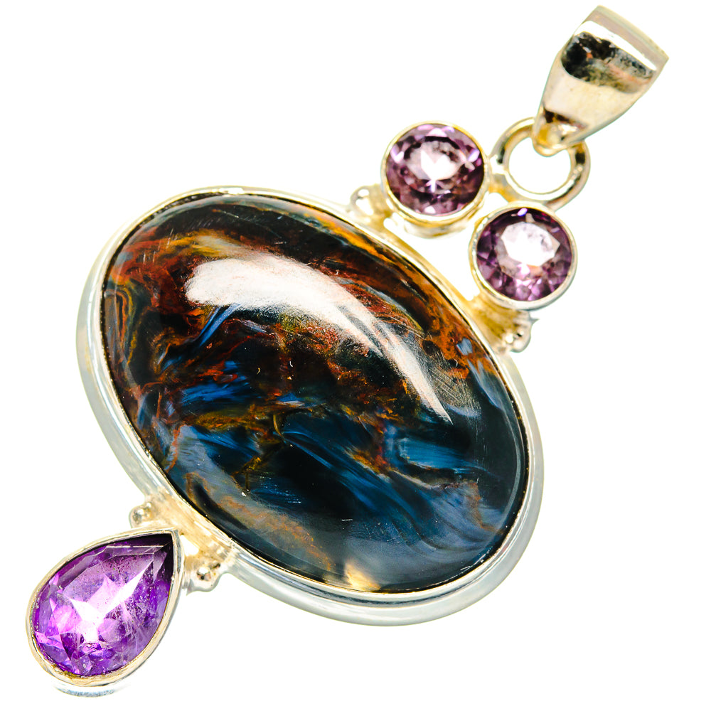 Pietersite Pendants handcrafted by Ana Silver Co - PD23703 - Photo 2
