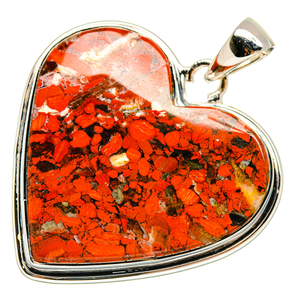 Red Jasper Pendants handcrafted by Ana Silver Co - PD23840 - Photo 2