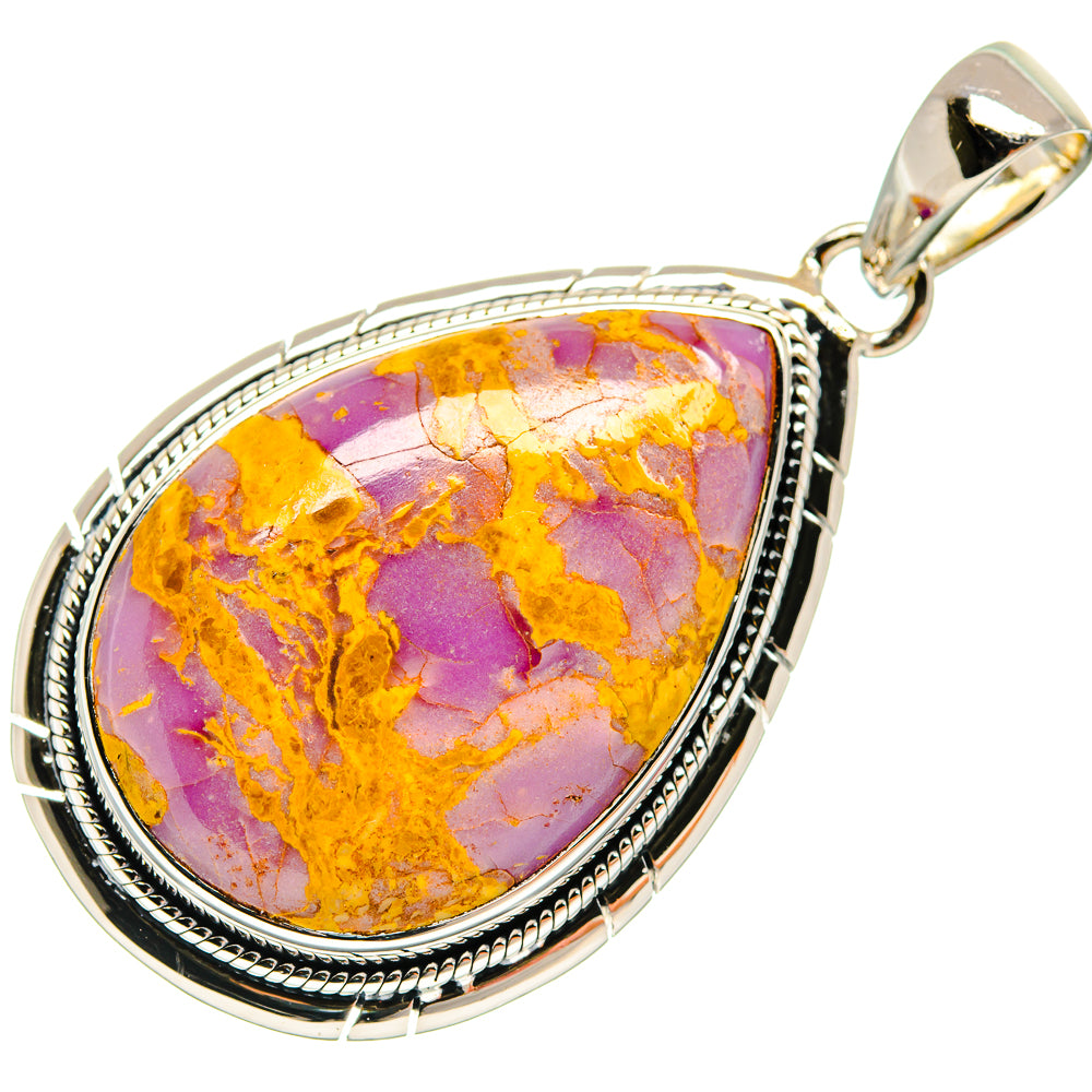 Phosphosiderite Pendants handcrafted by Ana Silver Co - PD23936 - Photo 2