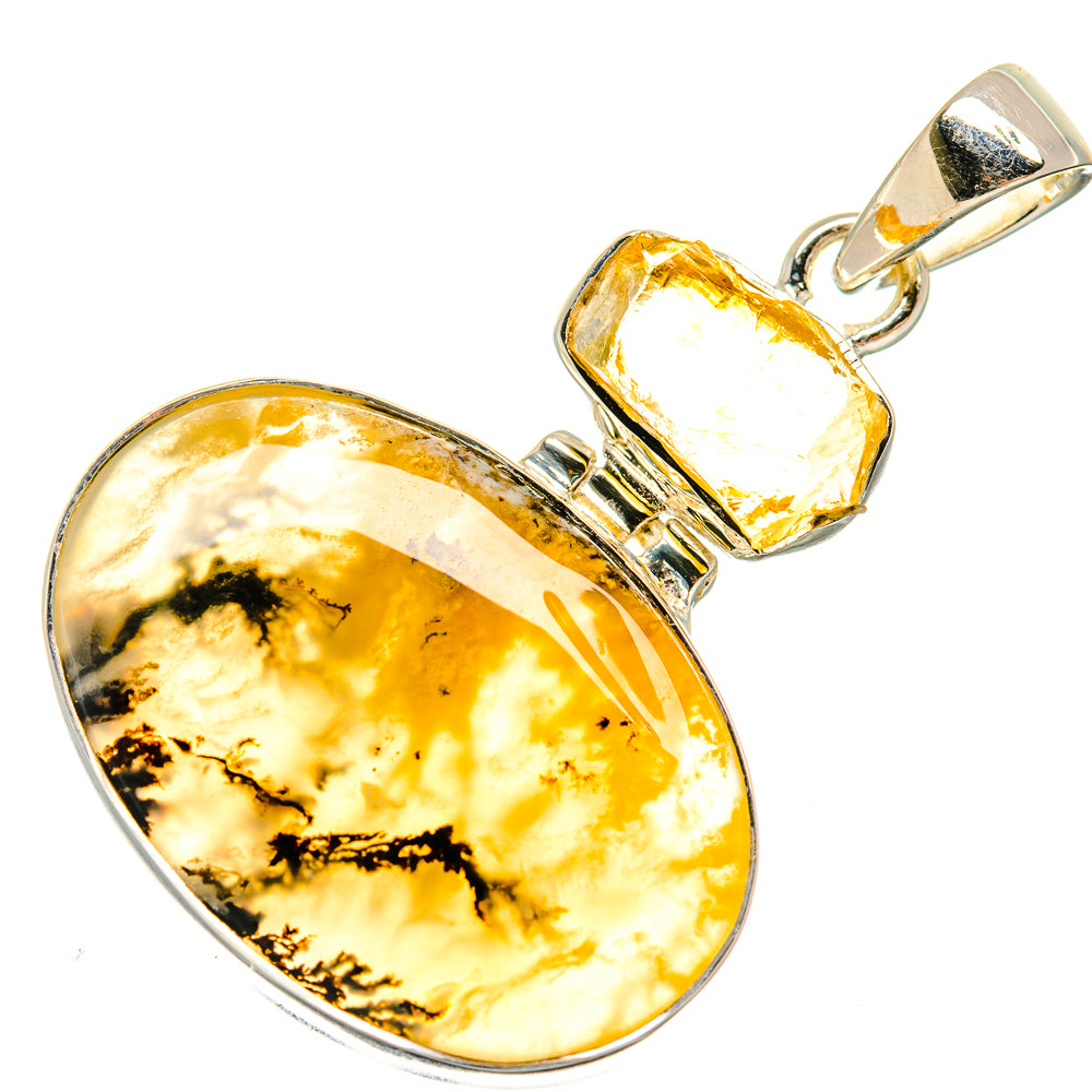 Montana Agate Pendants handcrafted by Ana Silver Co - PD23961 - Photo 2