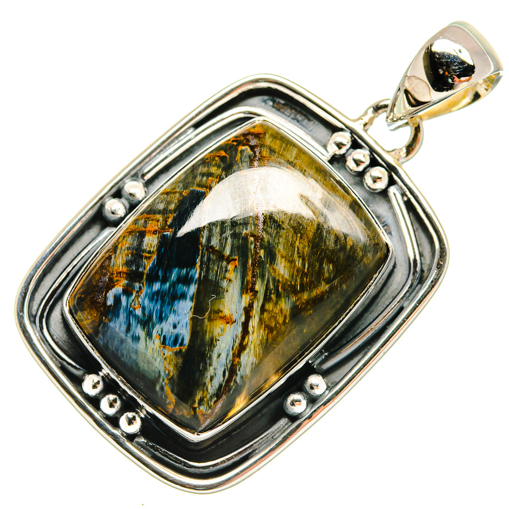 Pietersite Pendants handcrafted by Ana Silver Co - PD23997 - Photo 2