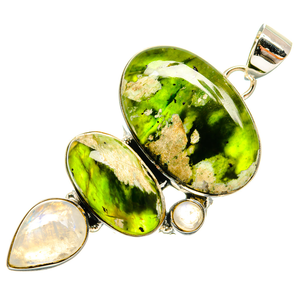 Rainforest Opal Pendants handcrafted by Ana Silver Co - PD24015 - Photo 2