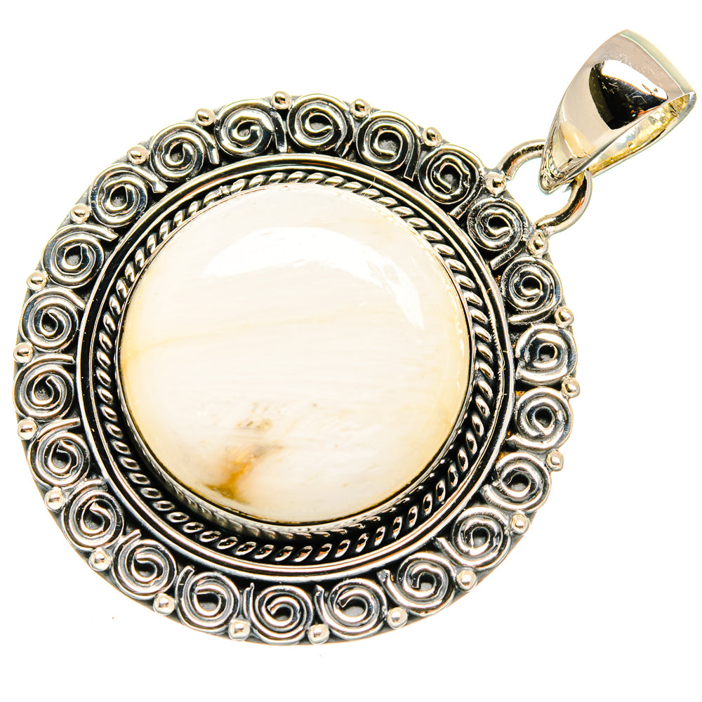Scolecite Pendants handcrafted by Ana Silver Co - PD24034 - Photo 2