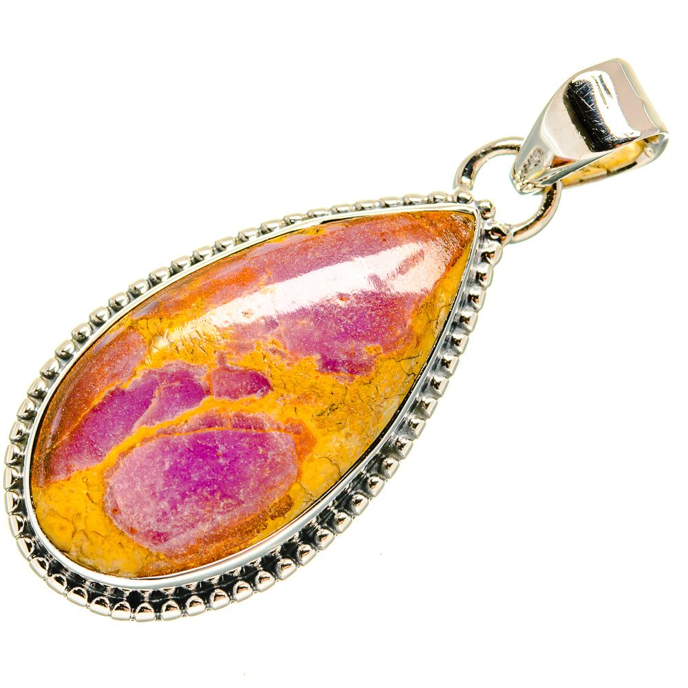 Phosphosiderite Pendants handcrafted by Ana Silver Co - PD24052 - Photo 2