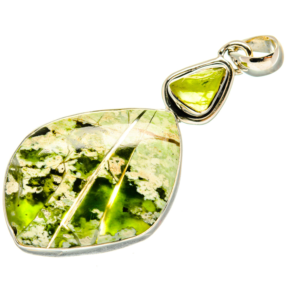 Rainforest Opal Pendants handcrafted by Ana Silver Co - PD24068 - Photo 2