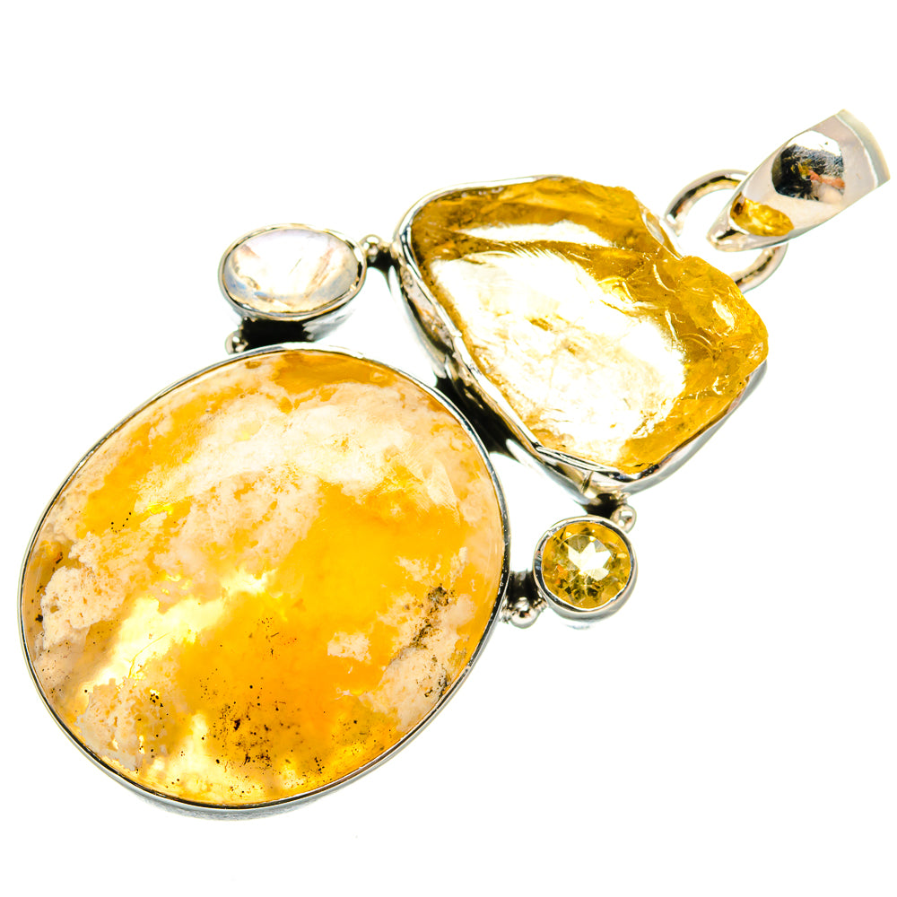 Plume Agate Pendants handcrafted by Ana Silver Co - PD24073 - Photo 2