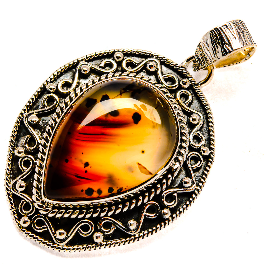 Montana Agate Pendants handcrafted by Ana Silver Co - PD24090 - Photo 2