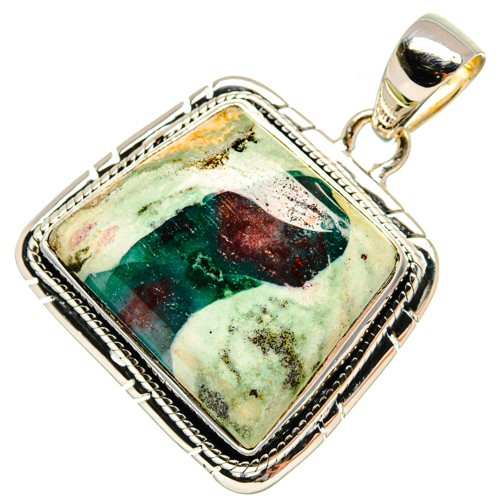Rainforest Opal Pendants handcrafted by Ana Silver Co - PD24099 - Photo 2