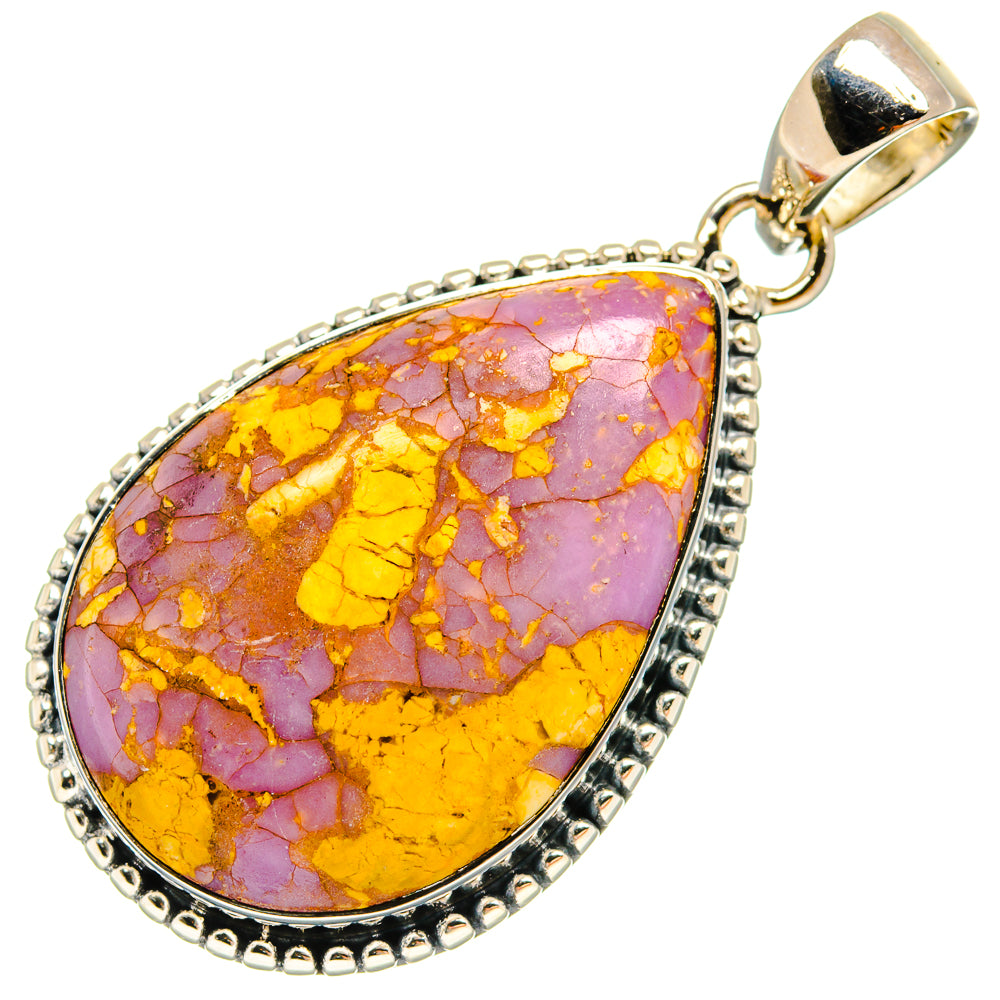 Phosphosiderite Pendants handcrafted by Ana Silver Co - PD24120 - Photo 2