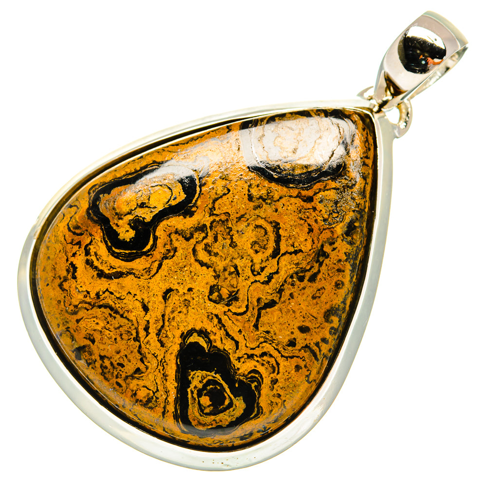 Psilomelane Pendants handcrafted by Ana Silver Co - PD24217 - Photo 2