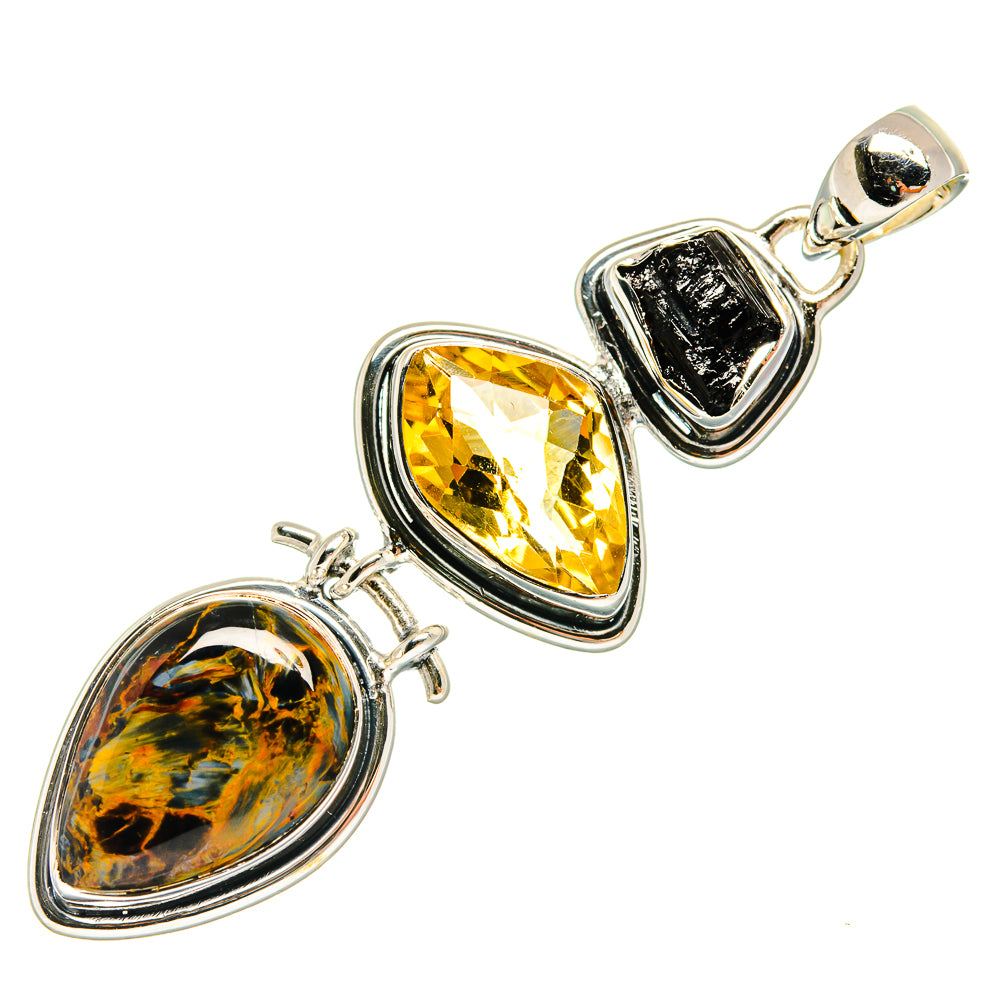 Pietersite Pendants handcrafted by Ana Silver Co - PD24229 - Photo 2