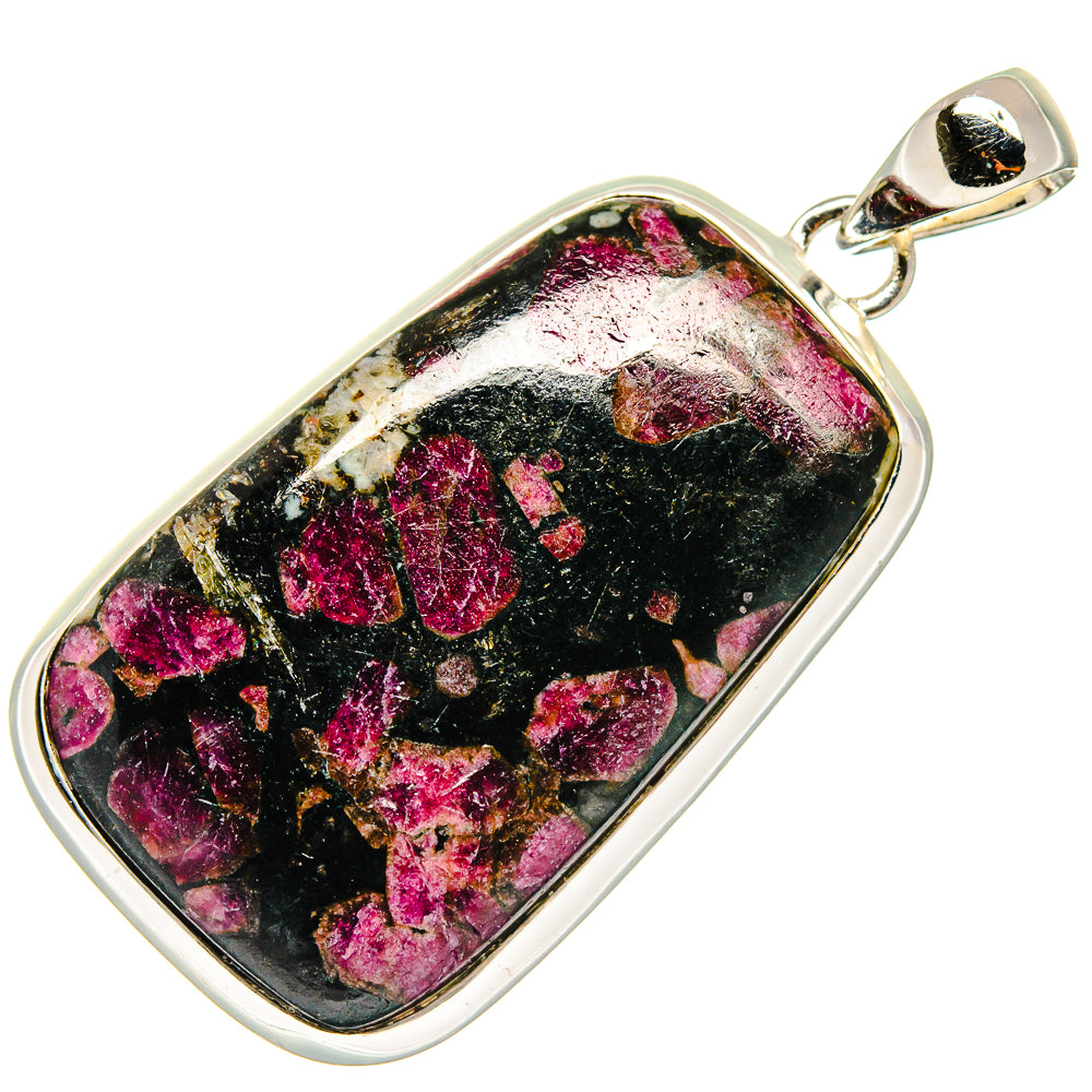 Russian Eudialyte Pendants handcrafted by Ana Silver Co - PD24239 - Photo 2