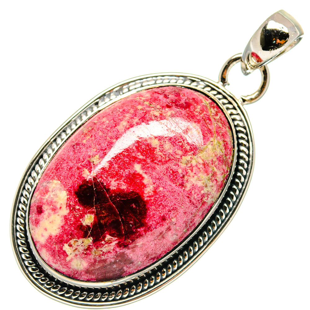 Thulite Pendants handcrafted by Ana Silver Co - PD24249 - Photo 2