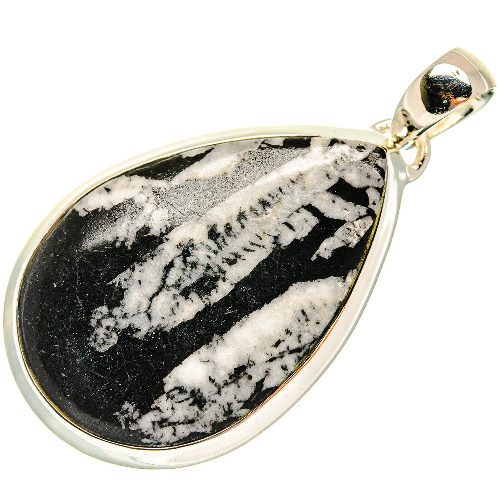 Pinolith Jasper Pendants handcrafted by Ana Silver Co - PD24334 - Photo 2