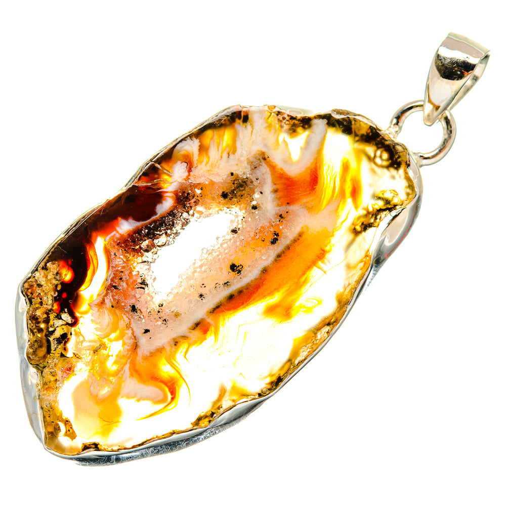 Coconut Geode Druzy Pendants handcrafted by Ana Silver Co - PD24335 - Photo 2