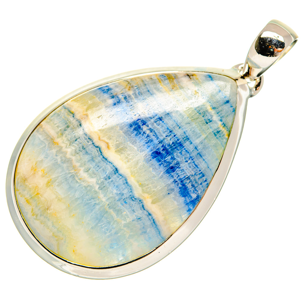 Blue Scheelite Pendants handcrafted by Ana Silver Co - PD24341 - Photo 2