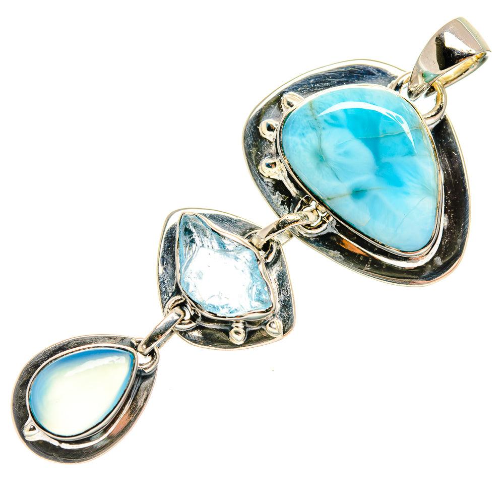 Larimar Pendants handcrafted by Ana Silver Co - PD24368 - Photo 2