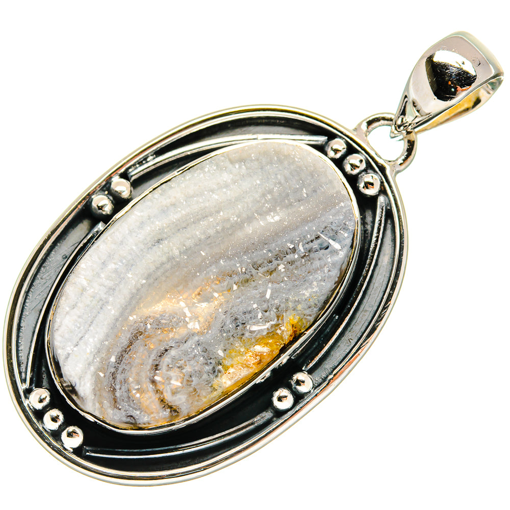 Desert Druzy Pendants handcrafted by Ana Silver Co - PD24420 - Photo 2
