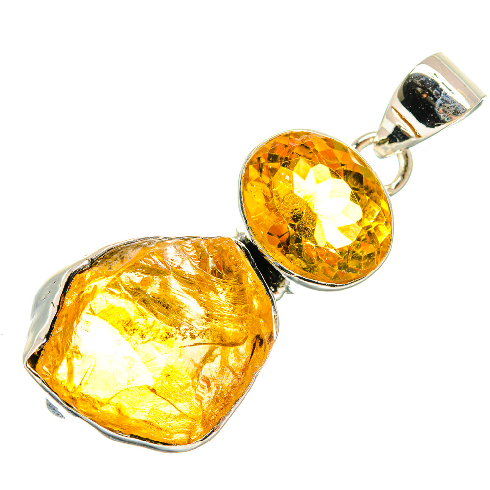 Citrine Pendants handcrafted by Ana Silver Co - PD24486 - Photo 2