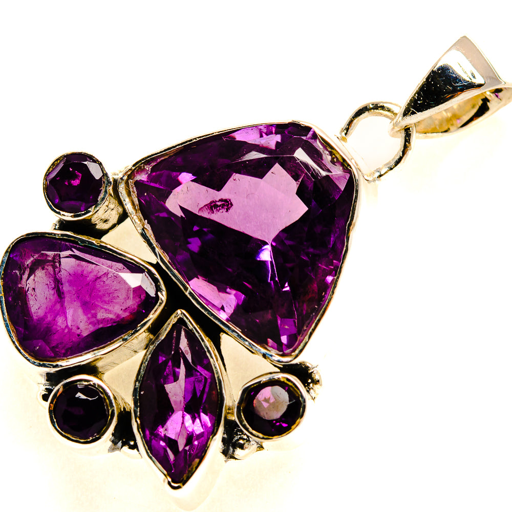Amethyst Pendants handcrafted by Ana Silver Co - PD24522 - Photo 2