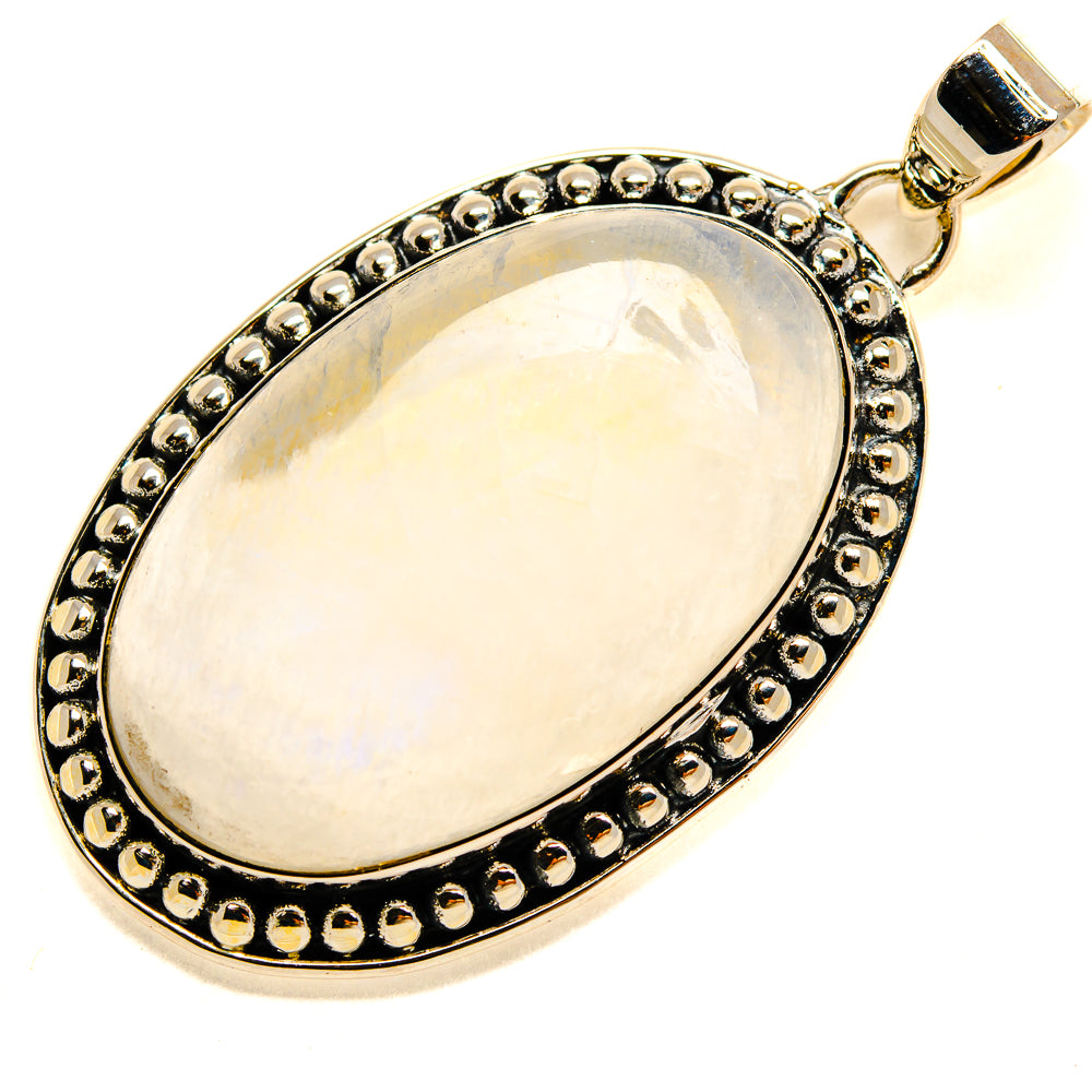 Rainbow Moonstone Pendants handcrafted by Ana Silver Co - PD24532 - Photo 2