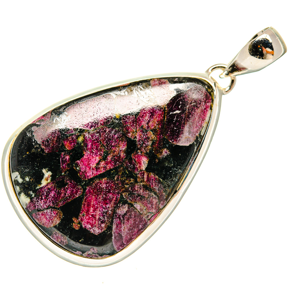 Russian Eudialyte Pendants handcrafted by Ana Silver Co - PD24579 - Photo 2