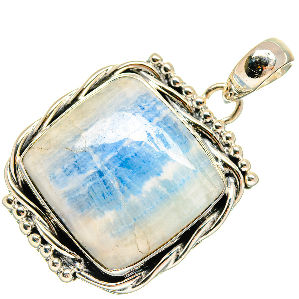 Blue Scheelite Pendants handcrafted by Ana Silver Co - PD24594 - Photo 2