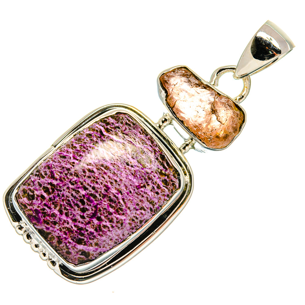 Stichtite Pendants handcrafted by Ana Silver Co - PD24601 - Photo 2