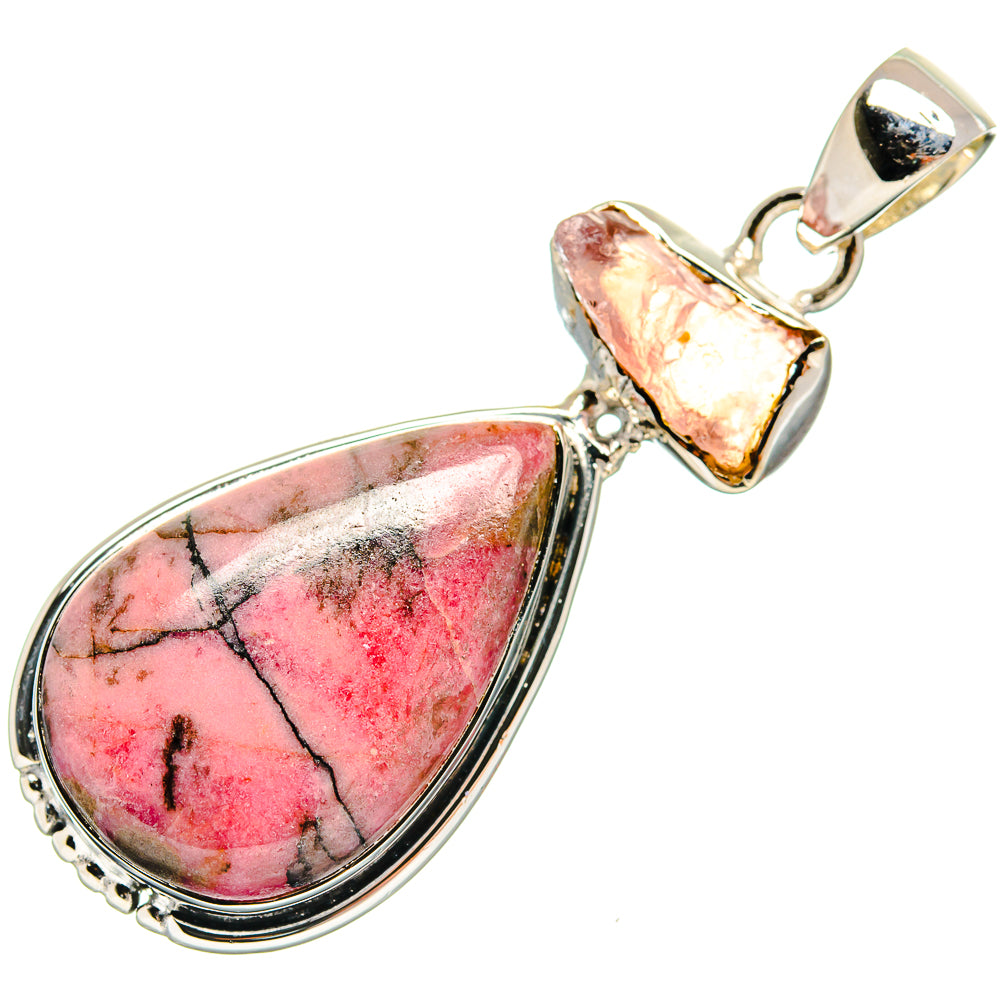 Rhodonite Pendants handcrafted by Ana Silver Co - PD24699 - Photo 2