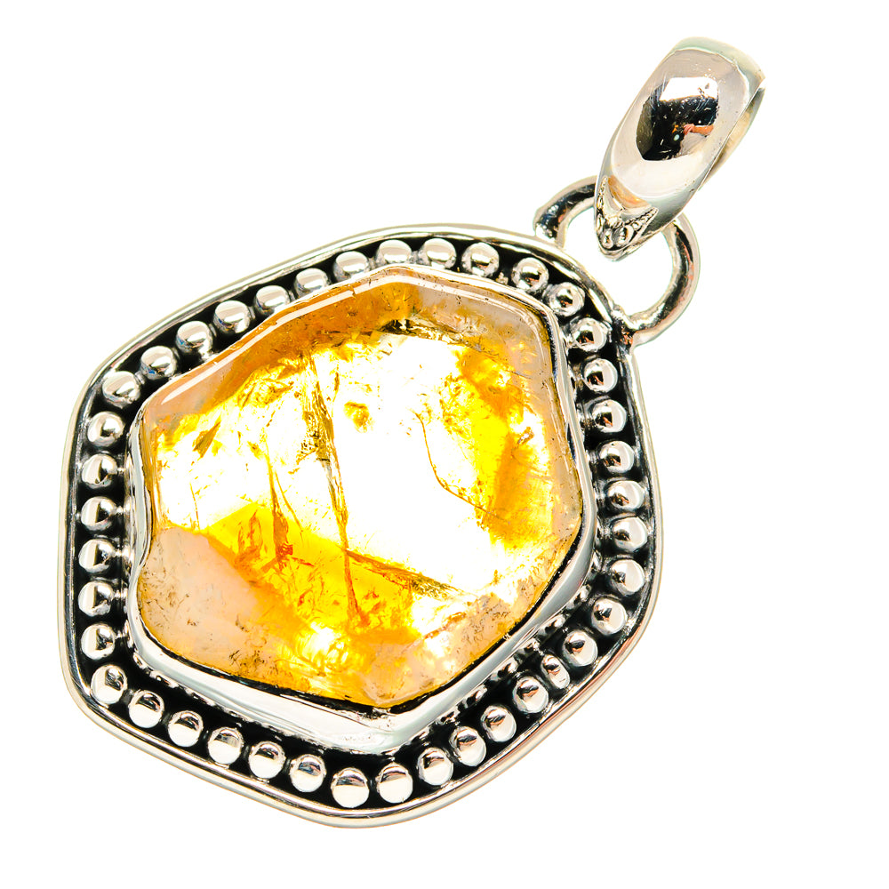 Citrine Pendants handcrafted by Ana Silver Co - PD24723 - Photo 2