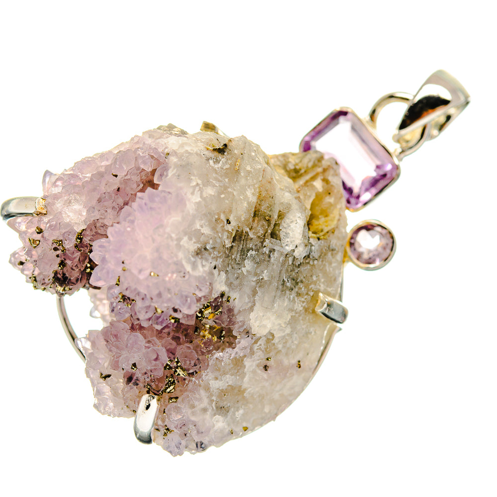 Amethyst Crystal Pendants handcrafted by Ana Silver Co - PD24753 - Photo 2
