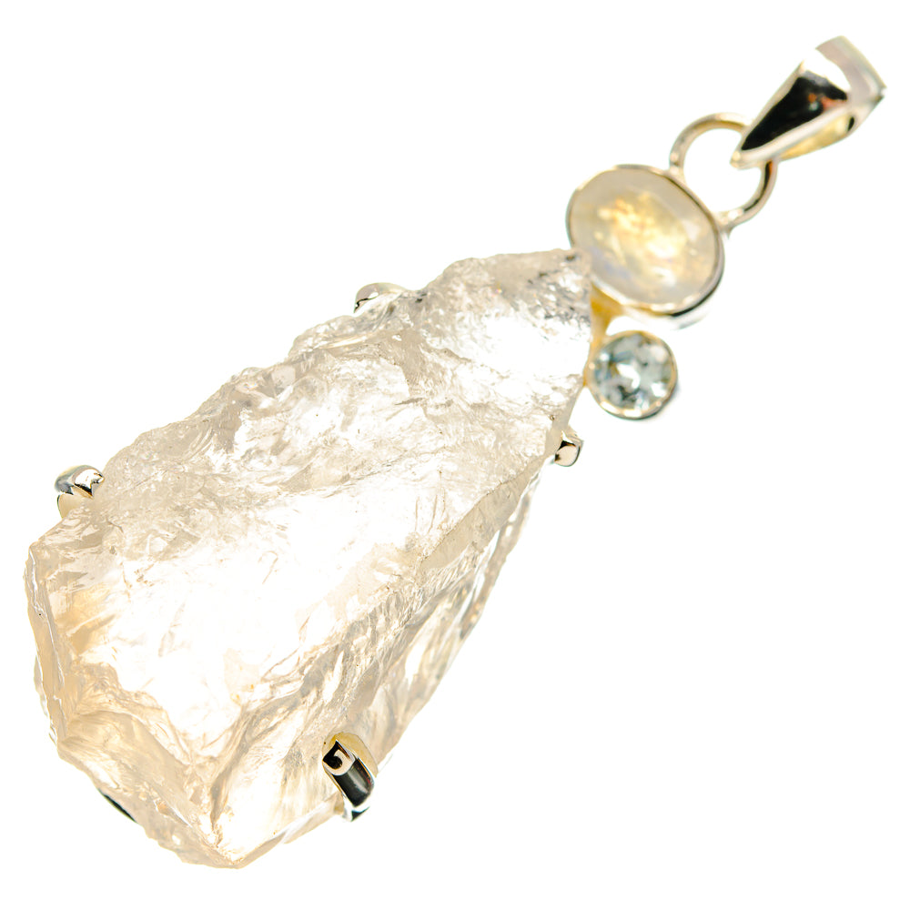 White Quartz Pendants handcrafted by Ana Silver Co - PD24758 - Photo 2