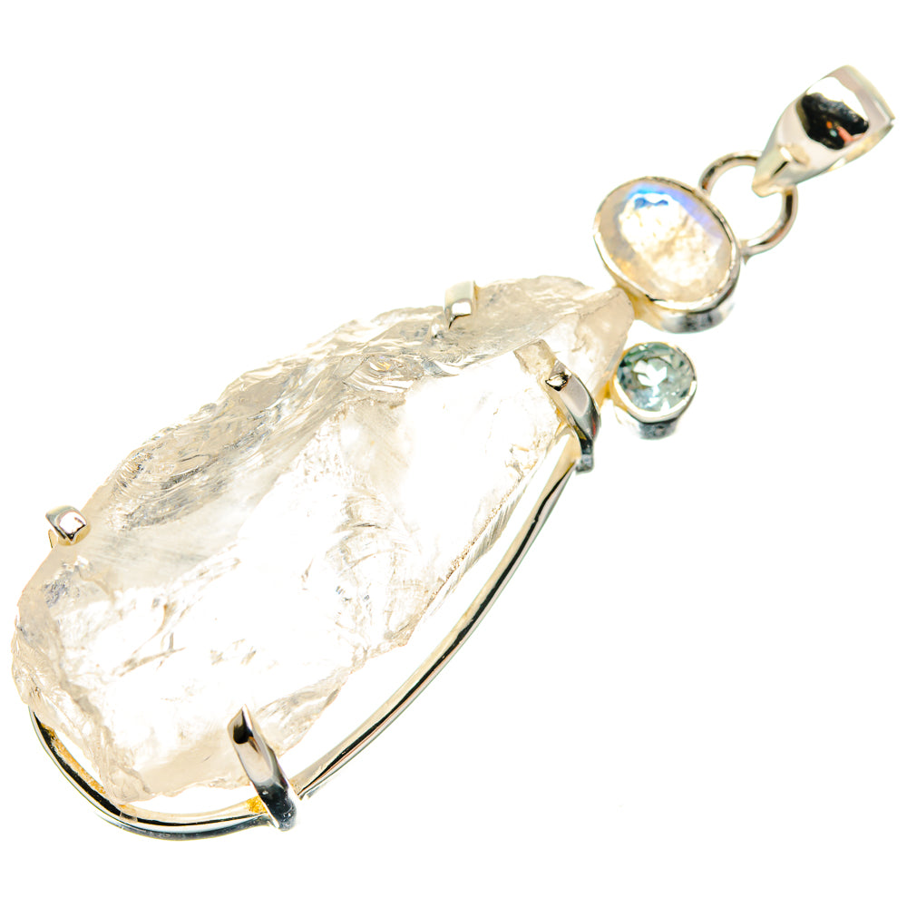 White Quartz Pendants handcrafted by Ana Silver Co - PD24762 - Photo 2